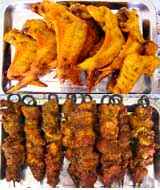 大漠戈壁烧烤馕坑肉,图五